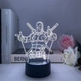 thumbnail image 3 of Luz nocturna LED 3D Deadpool que cambia de color para niños, 3 of 5