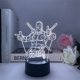thumbnail image 3 of Figura de Deadpool 3D con luz nocturna, alimentada por USB y base acrílica, 3 of 5