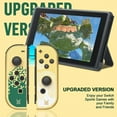 thumbnail image 5 of Contrôleurs pour Nintendo Switch, Joypad L/R avec Double Vibration, Supporte le Réveil/contrôle de Mouvement, Compatible avec Nintendo Switch/LITE/OLDE, Sans NFC, Or Magnifique pour Zelda, 5 of 5