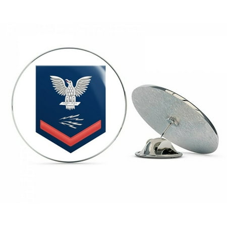 Rooster Hat Pin US Navy Red E-4 Radioman RM Military Veteran USA Pride Served Gift Metal 0.75