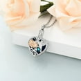 thumbnail image 3 of Crystal Heart with Hummingbird and Sunflower Memorial Cremation Jewelry for Ashes Holder Urn Necklace Lockets for Ashes of Loved One Pendent for Ashes and Chain, 3 of 6