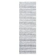 thumbnail image 7 of Homhougo 2'x7' Boho Washable Rug, Moroccan Vintage Low-Pile Area Rug, Non-Slip Backing Accent Mat for Bedroom, Kitchen, Living Room, Laundry, or Entryway, Light Gray, 7 of 7