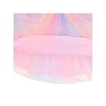 thumbnail image 6 of Girls Dress Sequin Stripe Ruffle Fairy Rainbow Colorful Long Sleeve 6 Years, 6 of 6