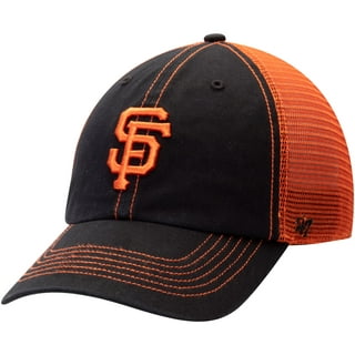 Men's '47 Black San Francisco Giants Foam Logo Trucker Snapback Hat