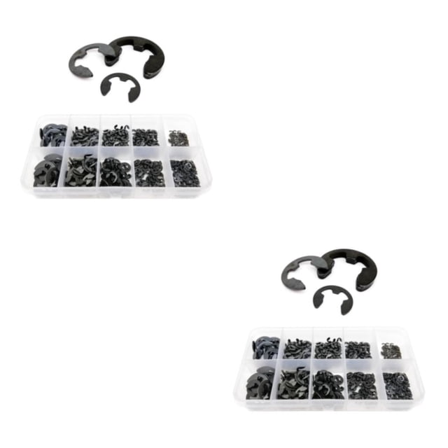 Langgg 580pcs/set Affordable Washer - Durable And Secure Retainer At Affordable Price Wide Application black 2Set