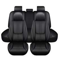 Leather Seat Covers for Subaru Most 98% Cars SUVs,Premium Car Seat Covers Full Set,Waterproof Car Seat Protectors with Airbag,Comfort Interior Cover Seats for Cars(Black)