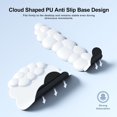 thumbnail image 5 of Ergonomic White Wrist Rest Set - Cloud Mouse Pad with Wrist Support & Keyboard Wrist Rest for Computer/Laptop - Comfortable Gaming & Office Wrist Cushion, 5 of 5