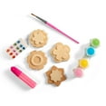thumbnail image 4 of Melissa & Doug Created by Me! Flower Wooden Magnets Craft Kit (4 Designs, 4 Paints, Stickers, Glitter Glue), 4 of 9
