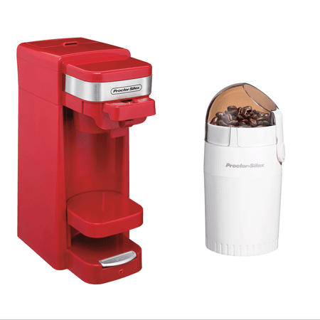 Proctor Silex Flexbrew Single Serve Coffee Machine Maker W Proctor Silex Flexbrew Single Serve Coffee Machine Maker W Bean Grinder