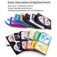 thumbnail image 4 of Soft Baby Cloth Book Infant Educational Black & White Traffic Animal Fruit Numbers Cognize Cloth Book Toy, 4 of 5