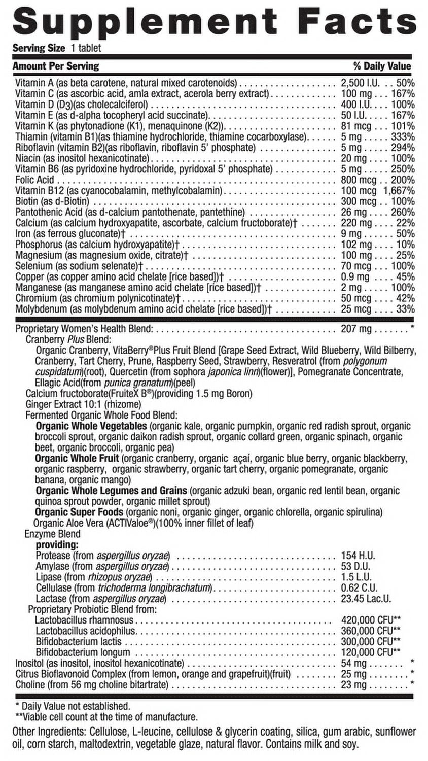 Country Life Core Daily-1 Multivitamin for Women, 60 Tablets