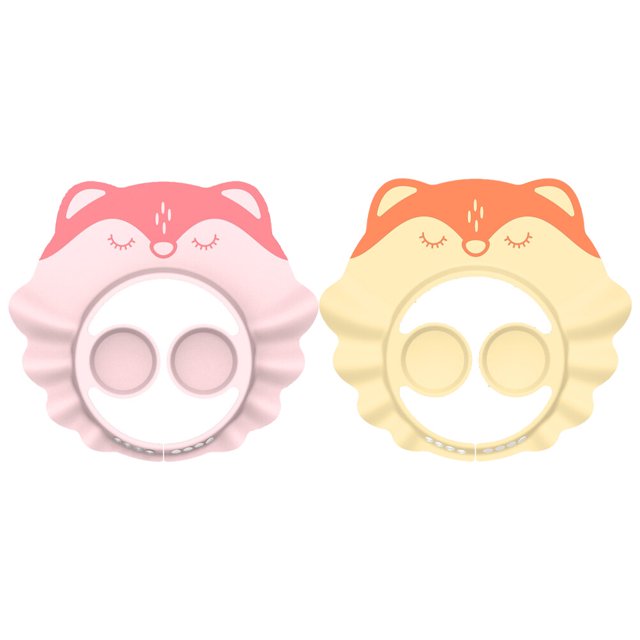 EeaseMX 2 gorros ajustables para baby shower, visera para lavar el cabello de niños pequeños, gorros de champú para bebés