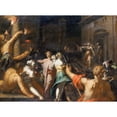 thumbnail image 3 of Abraham Bloemaert 24x19 Black Modern Framed Museum Art Print Titled - Judith Displays the Head of Holofernes (ca. 1593), 3 of 5