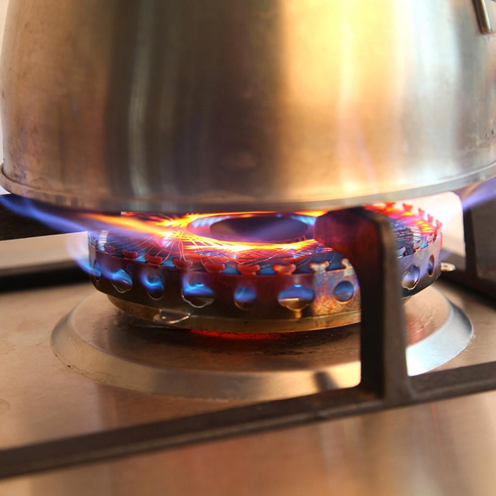 Wok Ring for Gas Stove Fireproof Round Wok Ring Heat Resistant Enamel Gas  Stove Wok Ring Energy Saving Windproof Stand for Pan
