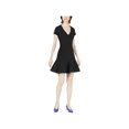 thumbnail image 1 of Bar III Womens Mini V-Neck Party Dress, 1 of 2