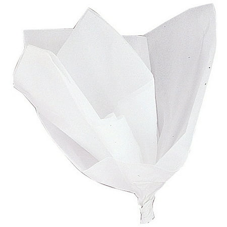 Solid Color Tissue Paper Sheets, 26 x 20in, White, 10ct