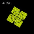 thumbnail image 3 of Uxcell 40packs Survey Reflector Sheets 40mm Self-adhesive Survey Target Mark, Green, 3 of 6