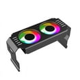 thumbnail image 1 of Computer RAM Memory Module Cooler PC DDR4 DDR5 Overlock Dual ARGB Sync PWM Fans Aluminium RGB Cooling Radiator(A), 1 of 7