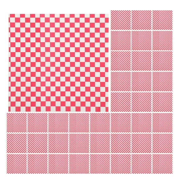 GOOHOCHY 100pcs Food Basket Liners Cute Wrapping Paper for Sandwiches Burgers Onigiri Greaseproof and Tear-Resistant Food Wrap Paper for Fast Food Baking Dining
