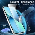thumbnail image 5 of JETech 3 in 1 Case for iPhone 13 6.1-Inch with 2 Pack Tempered Glass Screen Protectors, Non-Yellowing Shockproof Bumper Phone Cover (Clear), 5 of 6