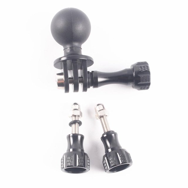 1 Pulgadas de lámpara De Flash Adaptador De Conjunto Abrazadera Montaje Tornillos Cámara Cámara De Video Funda De Buceo Accesorio De K Hugo Cabeza de bola de buceo con tornillo