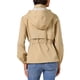 thumbnail image 3 of Chaqueta con capucha ligera para mujer Inspire Chic, con cierre frontal, ideal para senderismo, talla 2XL, color caqui, 3 of 6