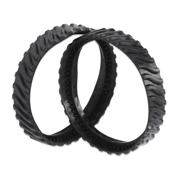 CROSSDESIGN R0526100 Ultra Durable Track for Zodiac Baracuda MX8 MX6 Pool Cleaner ( 2 Pack ) Black