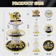 thumbnail image 7 of WaaHome Graduation Cupcake Stand 3 Tier Cupcake Stand for 12 Cupcakes Graduation Cupcake Holder Stand Cardboard Cupcake Stand for Graduation Party Decorations 2025 Graduation Party Supplies, 7 of 7