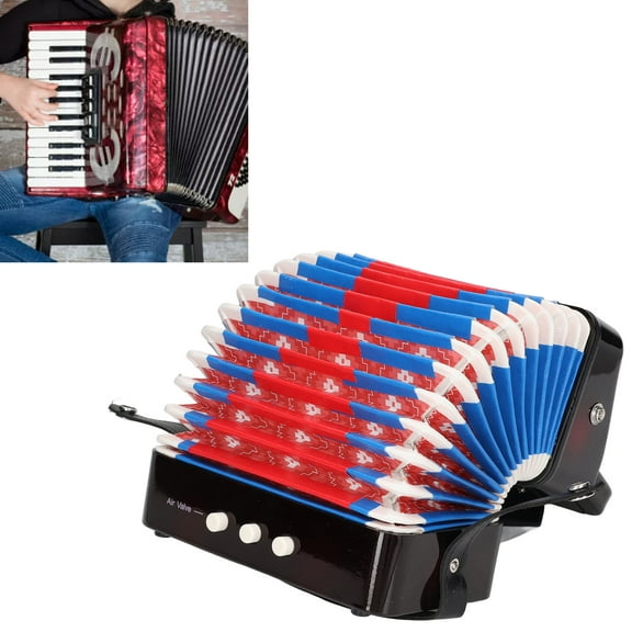 Instrumento de acordeón para niños 10 teclas Musical para niños ANGGREK Otros
