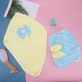 thumbnail image 5 of Unique Bargains 2pcs Hair Drying Towels Hair Towel Wrap for Women Bow Hair Drying Cap for Hair Yellow Blue, 5 of 7