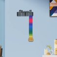thumbnail image 2 of Perchero de pared para colgar medallas, de hierro negro, resistente 4 corredores, 2 of 8