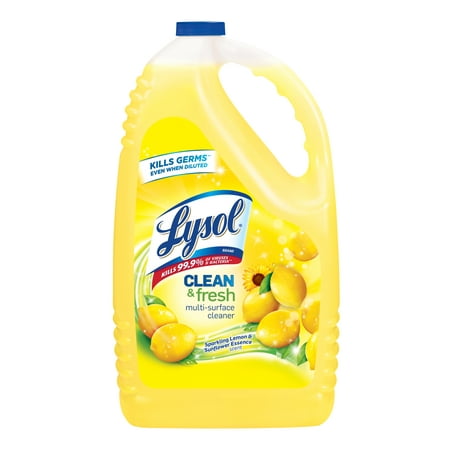 Lysol Clean & Fresh Multi-Surface Cleaner, Lemon & Sunflower, 144oz