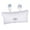 White, variant on Bathroom Bath Pillows Built-in PVC Air Bags Anti-slip Bathtub Pillow Spa Bath Cushion Head Neck Rest Suction Cups (White)