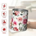 thumbnail image 5 of 12oz Coffee Tumblers Pioneer Flower Stainless Steel Vacuum Insulated Travel Tumbler Coffee Cups Mug with Lid and Straw with Cleaning Brush for Cold & Hot Drinks, 5 of 5