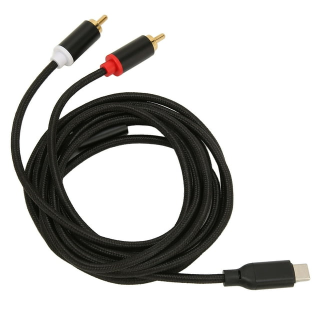 Type C To 2RCA Male Cable Stereo Sound Adapter Cord for Phone Tablet Car HiFi Gold Plated
