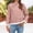 Pink, variant on Vinsonshop Women’s Embroidered Tops Embroidered Boho Tops Linen Clothes for Women Mandarin Collar Chinese Outfit Women Peasant Tops Tunic Tops Beachy Outfits for Women (M-4XL)