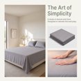 thumbnail image 5 of Unique Bargains Microfiber Ice Bed Sheet Flat Sheet Bedding for Bedroom Light Gray 91"x96", 5 of 5