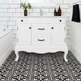 thumbnail image 3 of (10 pack) FloorPops Gothic Peel & Stick Floor Tiles 10 Tiles/10 sq. ft., 3 of 12