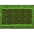 thumbnail image 1 of Ahgly Company Indoor Rectangle Oriental Green Traditional Area Rugs, 2' x 5', 1 of 1
