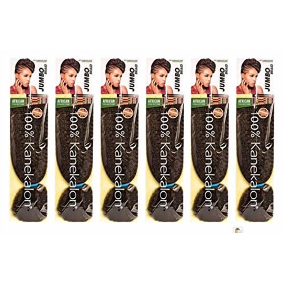 Sensationnel Synthetic Kanekalon Braids African Collection Jumbo Braid (6-Pack, 4)