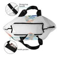 thumbnail image 4 of Disketp Coastal Cat By The Window Bolsa Tote Estampada para Mujer, Bolso de Hombro y de Mano para Compras y Viajes, 4 of 8