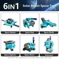 thumbnail image 2 of Rirool STEM Solar Robot Kit for Kids Ages 8-16 - 6-in-1 Space Toys with Solar Panel & Battery Power - Educational Science Engineering Building Projects Gift for Boys & Girls, 2 of 8