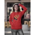 thumbnail image 2 of Woman With A Kerchief Hoodie Women -Image by Shutterstock, Female Large, 2 of 4
