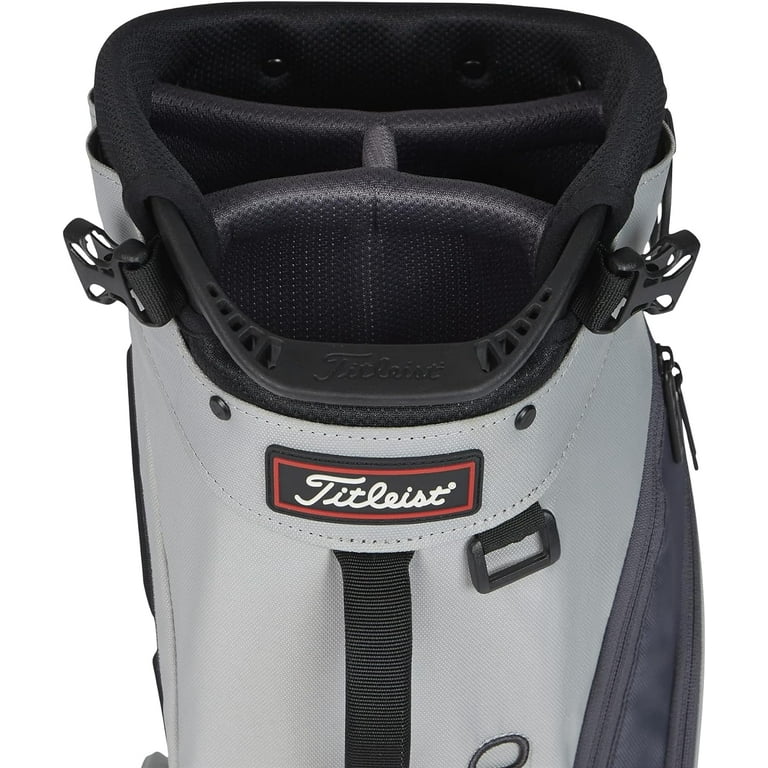 Titleist Players 4 Golf Stand Bag Gray/Graphite with Tee Pouch