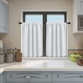 thumbnail image 7 of Taicans Short Blackout Curtains 36 Inch Length,Cafe Curtain,Small Kitchen Curtain Tier Rod Pocket Half Window Curtains for Bathroom Basement Cabinet Camper RV Bunk,2 Panels,30x36.2in, 7 of 7