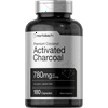 Activated Charcoal 780mg | 180 Capsules | from Coconut Shells | by Horbaach
