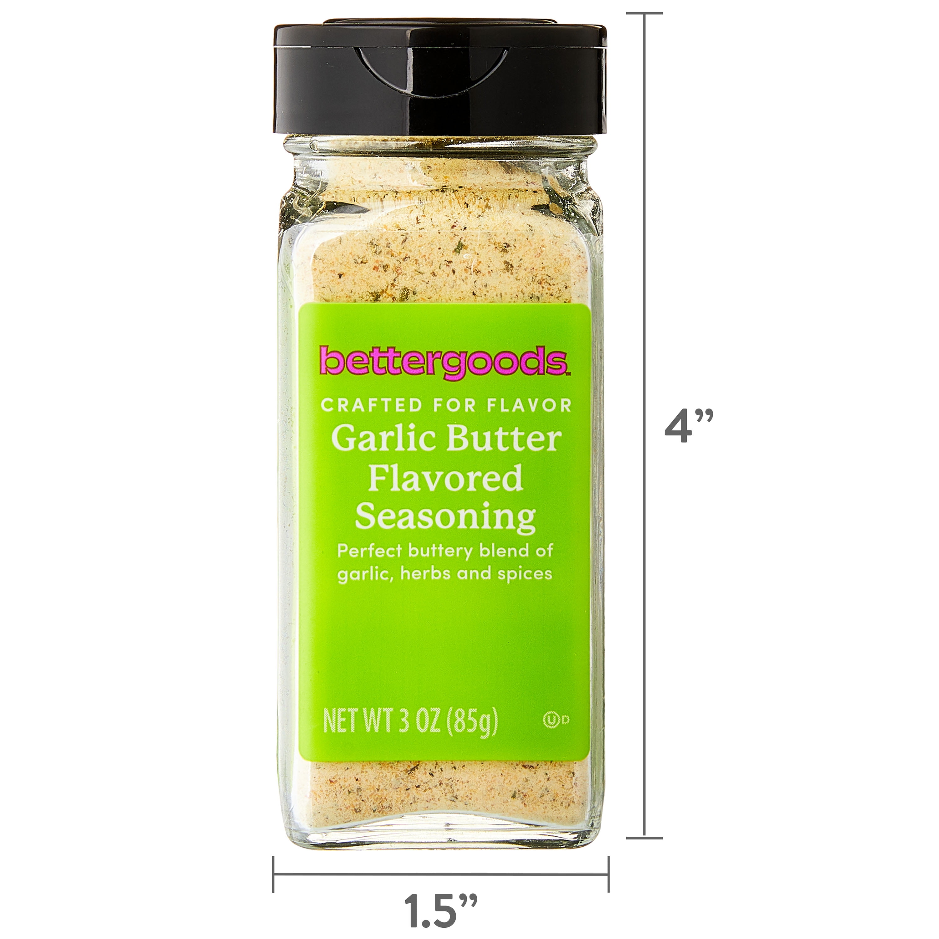 bettergoods Garlic Butter Flavored Seasoning, 3 oz