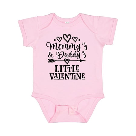

Inktastic Mommy Daddy Little Valentine Gift Baby Boy or Baby Girl Bodysuit