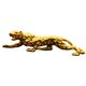 thumbnail image 2 of Estatua de leopardo de resina, escultura artesanal para oficina, sala de estar, mesa y estante. Oro XL, 2 of 8