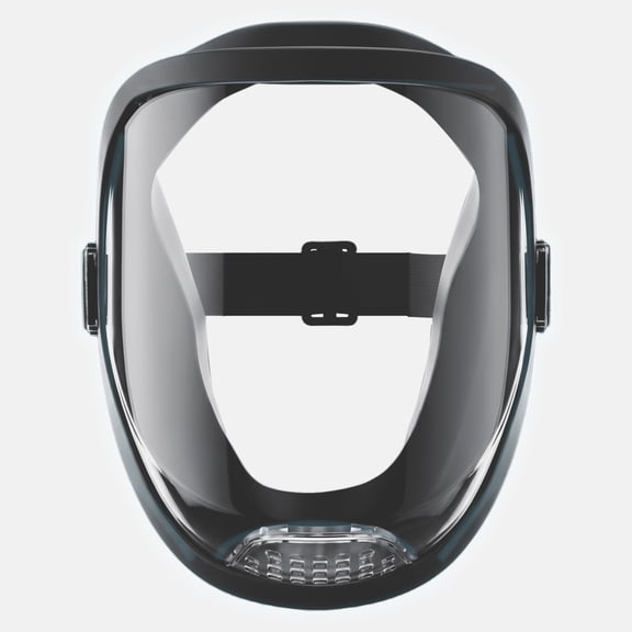 Reusable Anti-Fog Full Face Shield with Adjustable Head Strap, Clear Protective Visor for Workshop, Yard Work and Cleaning